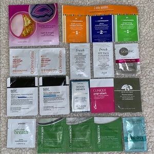 Skincare Samples-Philosophy, Sunday Riley, Origins